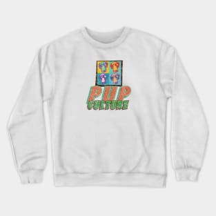 Funny dog pop art Crewneck Sweatshirt